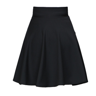 Black skirt for women 2023 autumn and winter New pleated skirt high waist A- line pettiskirt slimming autumn and winter large swing skirt