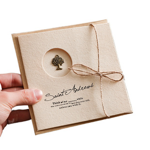 European Retro Greeting Card Small Card Birthday Couple Romantic Love Letter Envelope suit Message Card