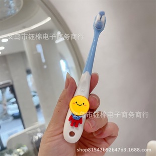 4 B children's toothbrush soft hair 3-6 years old 6 to 12 years old beginner baby tooth care ten thousand hair toothbrush