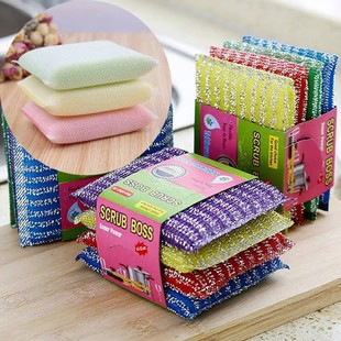 Thickened extra large kitchen cleaning dishwashing pot sponge cleaning cloth non-stick oil sponge brush cloth washing King