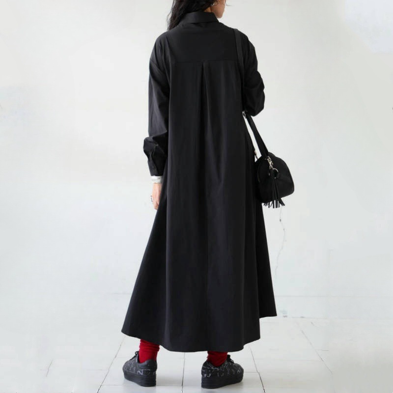 Thin Windbreaker Women's Spring and Autumn New Korean Style Temperament Popular Small Coat Mid-Length Shirt Jacket