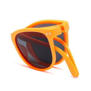 Children's Sunglasses Folding Sunglasses Casual Summer Anti-UV Baby Glasses Women's Korean Style Trendy Boy's Sunglasses