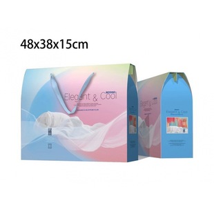 Summer quilt air conditioning quilt gift box silk summer quilt packaging quilt carton box bedding box packaging ice silk