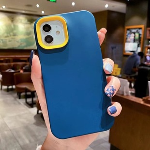 Применимо iPhone16/16pro чехол для телефона 14 минималистичный 15plus три в одном жидкий 13 мягкий 12 чехол