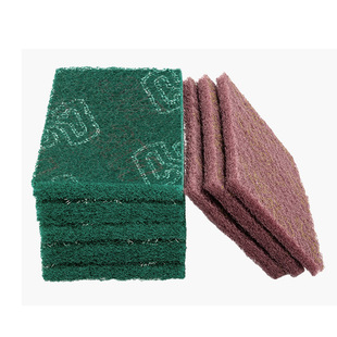 Factory polished metal derusting flocking nylon sheet easy to clean scouring pad universal green cleaning industry