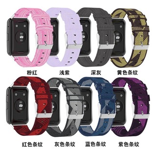 For Huawei Watch Fit Smart Watch Wristband Strap TIA-B09 Nylon Woven Strap in stock Wholesale