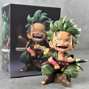 One Piece ручной работы Q версия Lover Sorong смеется над офисным рабочим столом
