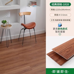 Factory direct spc stone plastic floor home lock stone crystal buckle indoor wpc microlite pvc door shop