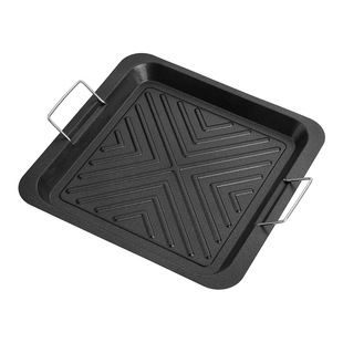 Outdoor Baking Plate Cardboard Oven Non-stick Plate Korean Style Barbecue Maifanite Frying Plate Steak Teppanyaki Grill Plate Special for Carbon Fire