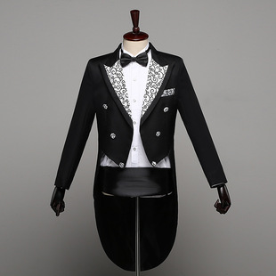 Tuxedo men's slim dress suit suit Men's Chorus suit stage costume magic men's tuxedo