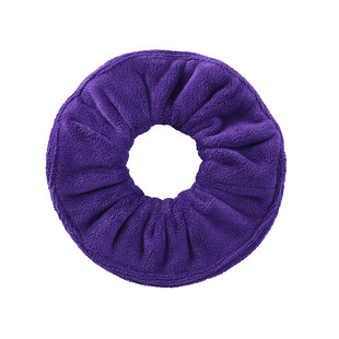 New European and American Large Intestine Hair Ring Coral Velvet Absorbent Plush Hair Ring Microfiber Hair Rope Does Not Hurt Hair Large Intestine Ring
