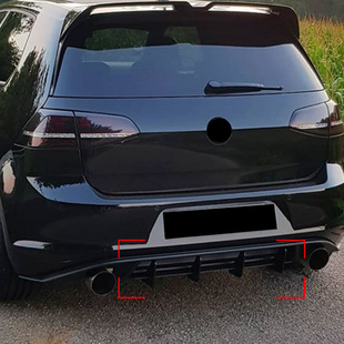 Applicable to Volkswagen Golf 7 GTI Golf 7 GTI rear lip wind knife tail lip rear Blade spoiler modification