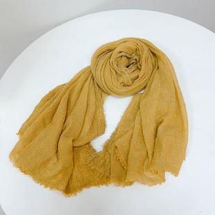 Autumn and winter 2023 new dark gray wool scarf women's large long winter warm shawl Joker scarf wholesale