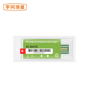One-time 60 days PDF temperature recorder USB thermometer pharmaceutical refrigerated truck cold chain transportation food monitoring