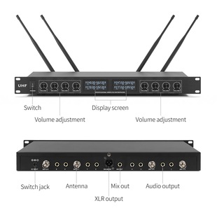 XTUGA wireless conference microphone gooseneck stage handheld waist bag microphone collar headset headset YT8