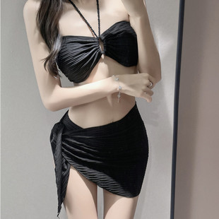 2025 New Bikini Beach Split Swimsuit Women's Seaside Cyber Celebrous Vacation Sexy Swimwear for Women