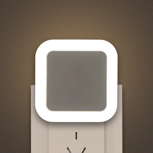 Night light plug-in bedroom bedside lamp dream baby feeding light control LED socket lamp luminous light source