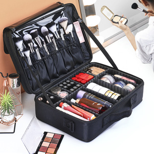 Nail Art Large Capacity Cosmetic Storage Tattoo Toolbox Multi-layer Portable Instagram Cosmetic Bag Women's Portable Professional