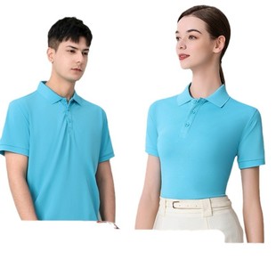 Хлопчатобумажная рубашка POLO летняя рабочая одежда футболка с короткими рукавами