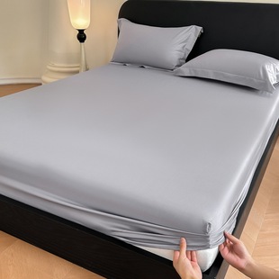 A Xinjiang long-staple cotton bed hat single-piece cotton cotton 100 satin bedspread Simmons mattress protector bed cover