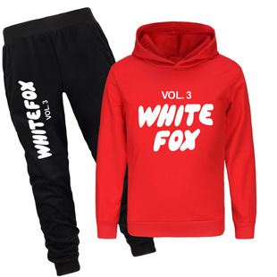 Vol.3 white fox мужской и женский детский свиток брюки 3777