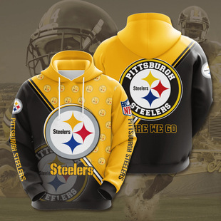 Cross-border foreign trade Amazon hot selling football team hoodie 3D digital printing men's hooded casual sweater
