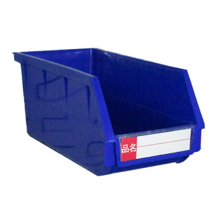 Oblique plastic storage box wall-mounted box 110*105*55 storage storage element box oblique back-mounted parts box