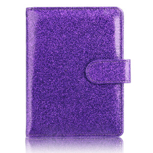 Amazon Hot Sale US Passband Holder Wallet Multifunctional Bright Powder Passband Bag Certificate Bank Card Holder Leather Air Ticket