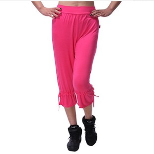 Red Dance Shoes Casual Dance Suit Women's Adult Modern Square Dance Yoga Practice Thin Cotton Tight Hipped Shorts 2308