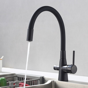 Russian foreign trade three-in-one hot and cold kitchen faucet universal rotating dish basin sink faucet water purification wholesale