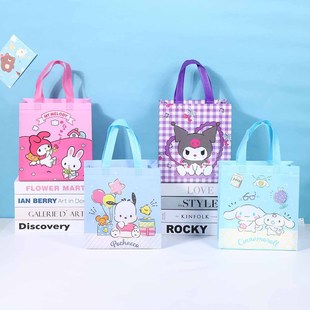 New Sanrio cartoon cute non-woven shopping bag recyclable portable children's gift bag
