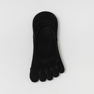 Five Finger Socks Women's Spring and Summer Thin Invisible Shallow-top Boat Socks 7A Antibacterial Deodorant Sweat Absorbing Short Socks Don't Fall off Cotton Socks