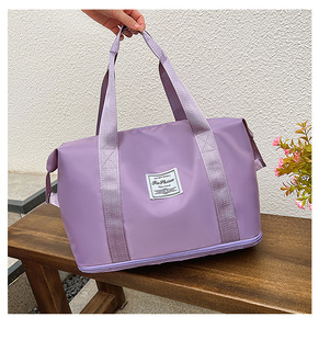 Foreign trade large capacity leisure fitness bag 2023 new portable travel bag fashion personalized outdoor travel storage bag
