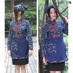 Wuzhen Pure Cotton Blue Printed Cloth Nongjiale Batik Cloth Blue and White Cloth Chinese Ethnic Style Orchid Not Tablecloth