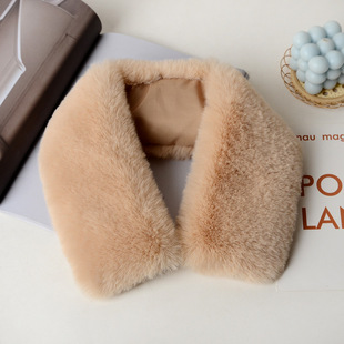 Wholesale Imitation Rex Rabbit Fur Collar Clothing Round Collar Square Collar Pie Overcomes Security Clothing Fire Protection Clothing Labor Protection Clothing Fur Collar