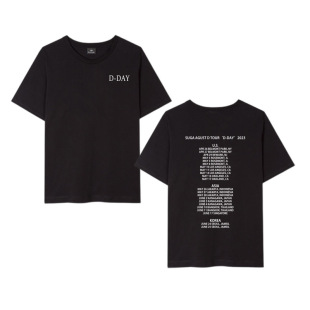 Amazon Women's Spring and Summer SUGA Agust D TOUR Korean Short-sleeved Cotton T Loose Top kpop