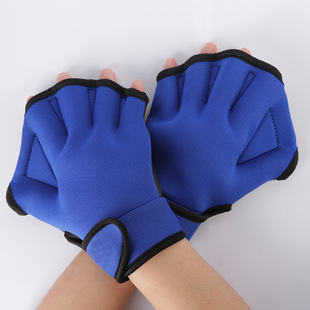 Underwater Swimming Flippers Equipment Children Hand Paddle Water Gloves Neoprene Snorkeling Pat Rubber Diving Gloves Female