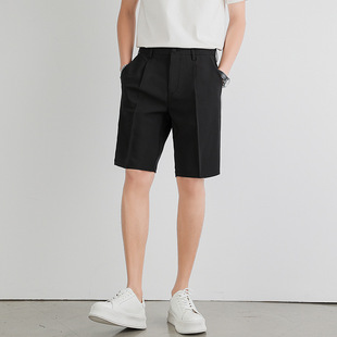 Shorts Men's Trendy Ins Loose Summer Suit Ice Silk Suit Quick-drying Thin Mid-length Pants Men's Casual Pants