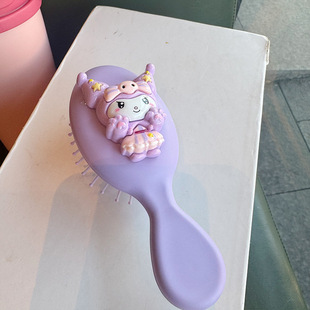 Cartoon Anime Girl's Heart Cute Printed Portable Air Cushion Comb No Hair Injury Anti-static Air-bag Comb Massage Comb for Women