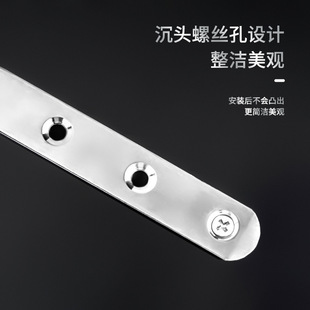 Thickened stainless steel angle code fixed connector 90-degree right angle code triangle bracket L-type angle code shelf support