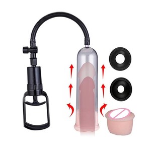 Msung Men's Pull Rod Negative Pressure Enlargement Trainer Vacuum Stem Air Training Stretching Aircraft Cup for Adult Use