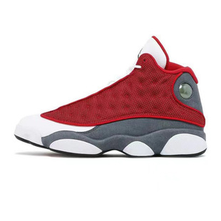 Putian shoes aj13 black and white panda Chinese navy blue obsidian Qiao 13 high-top men's and women's sports basketball shoes