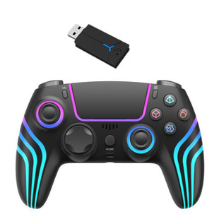 PS5 Беспроводной Bluetooth геймпад RGB свет соматовство вибрация Switch мобильный телефон компьютер черный миф ручка