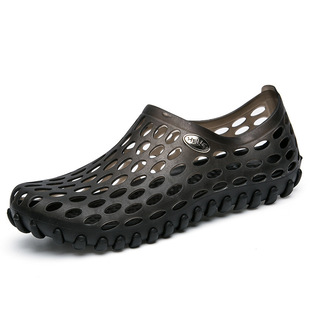 2024 Summer Men's Sandals with Massage Sole Beach Shoes Couple's Hole Shoes Outdoor Breathable Garden Sandals and Slippers Women's Shoes