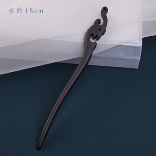 New Chinese antique sandalwood hairpin senior hairpin wooden hairpin hair accessories classical temperament hair pin headdress wholesale