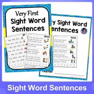 50 sight word Высокочастотные предложения для чтения и понимания английского предложения для детей