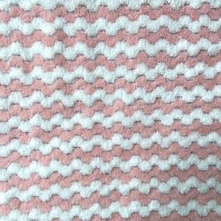 In stock double-sided coral fleece fabric polyester brocade coral fleece strong absorbent flannel home wear bath towel hair drying hat fabric