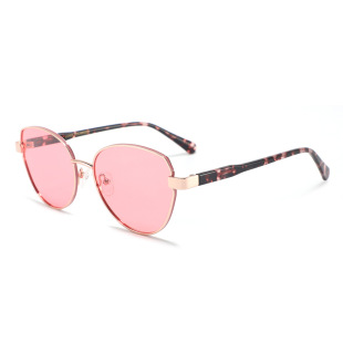 European and American Sunglasses for Women, Metal Cat-Eye Acetate Pins, Fashionable and Versatile Sun Protection, Light Luxury Polarized Sunglasses Wholesale