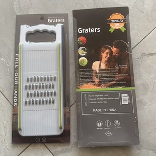 Household Kitchen Wipe Cucumber Potato Fine Square Single Cut Grater Restaurant Canteen Plastic Wipe