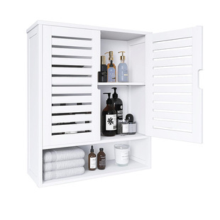 Amazon Bathroom Storage Rack Punch-free Multi-layer Storage Rack Large Capacity Bathroom Wall-mounted Storage Cabinet